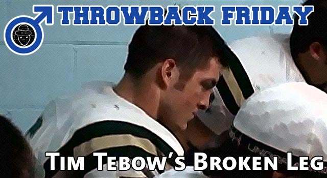 Throwback Friday: Tebow Plays On A Broken Leg