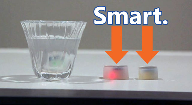 Smart Ice Cubes Tell You When To Stop Drinking