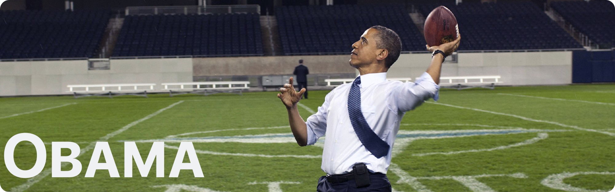 US Presidents Playing Football - Barack Obama