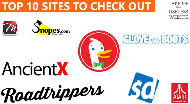 The Top 10 Sites To Check Out (That You May Not Know Of)