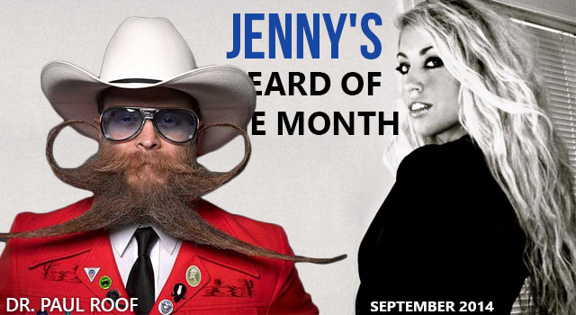 Dr. Paul Roof - Jenny's Beard Of The Month - September 2014